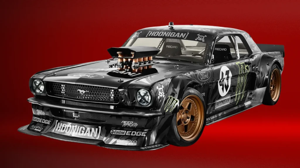 Ford Mustang Hoonicorn in car parking