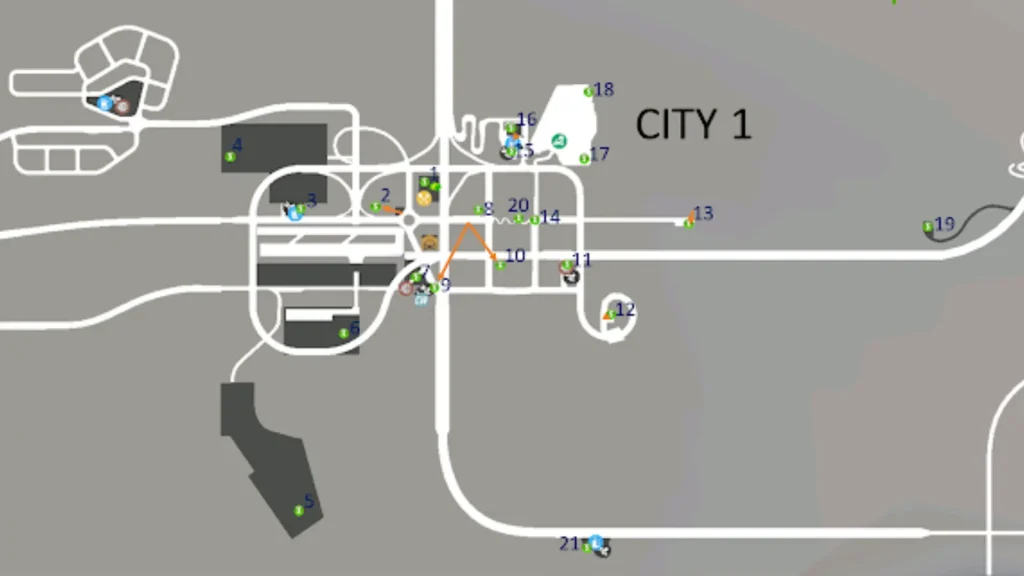 car parking multiplayer gift locations city 1